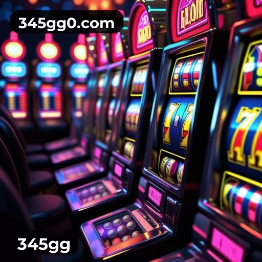 Painel de interface da 345gg com menus, categorias de jogos e acesso ao perfil